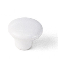Porcelain Knob 1 1/4-Inch in White