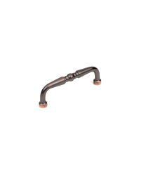 Builder's Choice Pull, Oil Rubbed Bronze with Highlights, 3 inches cc