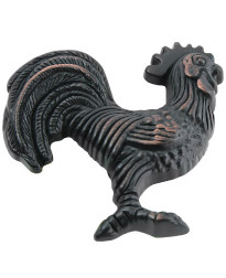 2 1/4" Rooster - Left Cabinet/Right Facing - Oil Rubbed Bronze