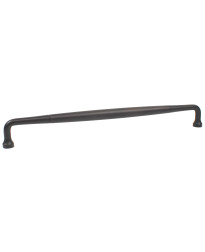 Solid Brass Appliance Pull, Weathered Bronze/Copper 18 inch cc