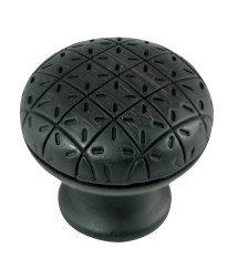 Round Pillow Knob 1 1/4-Inch in Oil Rubbed Bronze