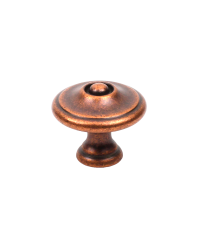 Hartford 1-3/16" Diameter Knob, Aged Copper