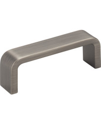 Asher 3" Centers Cabinet Pull in Brushed Pewter
