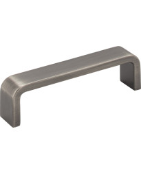 Asher 96mm Centers Cabinet Pull in Brushed Pewter