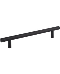 160 mm Center-to-Center Hollow Matte Black Stainless Steel Naples Cabinet Bar Pull