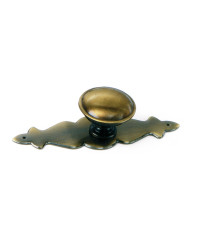 4-Inch x 1-Inch Classic Traditions Backplate in Antique Brass