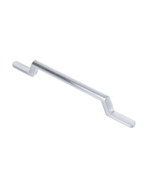 Minimalism Pull, Brushed Nickel, 5 1/16 inches (128mm) cc