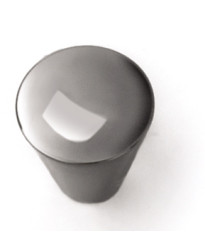 3/4-Inch Delano Small Cone Knob in Black Nickel