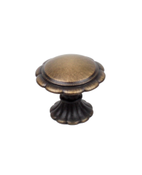 Fiori 1-3/8" Knob, Imperial Bronze