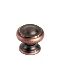 Bocci Knob, Antique Bronze/Copper, 1 1/8 inch dia