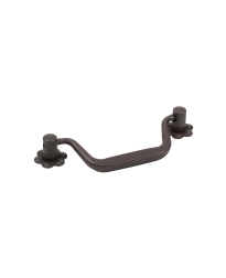 Country 3-3/4" (96mm) cc Bail Pull, Olde Iron Rust
