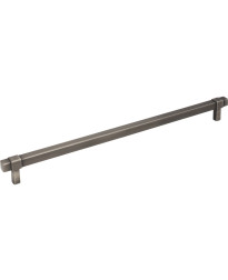 Zane 12" Centers Handle in Brushed Pewter