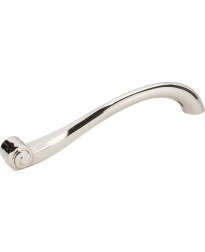 Duval 6 1/4" Centers Scroll Pull in Polished Nickel