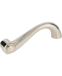 Duval 3 3/4" Centers Scroll Pull in Polished Nickel