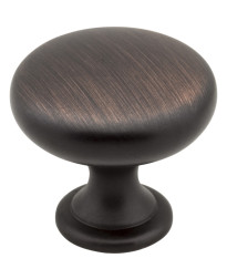 Madison 1 3/16" Diameter Knob in Brushed Oil Rubbed Bronze