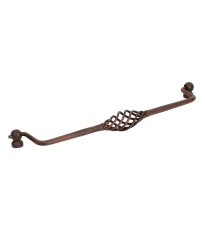Orleans 10" cc Birdcage Bail Pull, Natural Rust