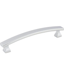 128 mm Center-to-Center Polished Chrome Square Hadly Cabinet Pull