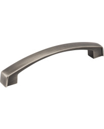 Merrick 128mm Centers Cabinet Pull in Brushed Pewter