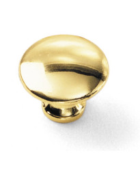 Classic Traditions Knob 1 1/4-Inch in Polished Brass