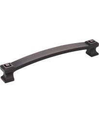 Delmar 6 1/4" Centers Pull in Brushed Oil Rubbed Bronze