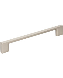 10-Pack of the 160 mm Center-to-Center Satin Nickel Square Sutton Cabinet Bar Pull