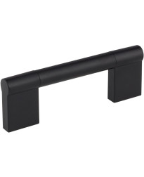 10-Pack of the 96 mm Center-to-Center Matte Black Knox Cabinet Bar Pull