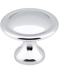Watervale 1 1/8" Round Knob in Polished Chrome