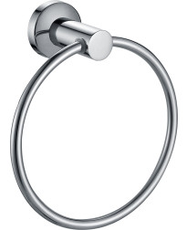 Nirvana Towel Ring in Polished Stainless Steel