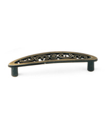 3-Inch Classic Traditions Filigree Pull in Antique Brass