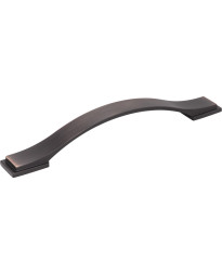 Mirada 6 1/4" Centers Strap Pull in Brushed Oil Rubbed Bronze