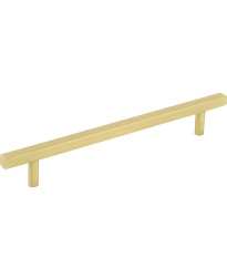 160 mm Center-to-Center Brushed Gold Square Dominique Cabinet Bar Pull