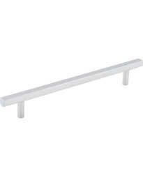160 mm Center-to-Center Polished Chrome Square Dominique Cabinet Bar Pull