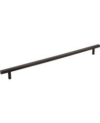 305 mm Center-to-Center Brushed Oil Rubbed Bronze Square Dominique Cabinet Bar Pull