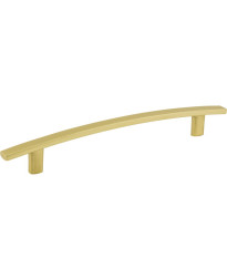 160 mm Center-to-Center Brushed Gold Square Thatcher Cabinet Bar Pull
