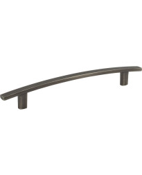 160 mm Center-to-Center Brushed Pewter Square Thatcher Cabinet Bar Pull