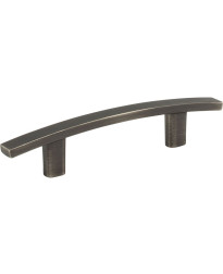 3" Center-to-Center Brushed Pewter Square Thatcher Cabinet Bar Pull