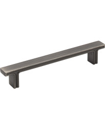 Anwick 6 3/8" Overall Length Rectangle Cabinet Pull in Brushed Pewter