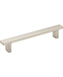 Anwick 6 3/8" Overall Length Rectangle Cabinet Pull in Satin Nickel