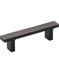 Anwick 4 5/16" Overall Length Rectangle Cabinet Pull in Brushed Oil Rubbed Bronze