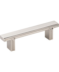 Anwick 4 5/16" Overall Length Rectangle Cabinet Pull in Polished Nickel
