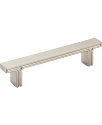 Anwick 5 1/8" Overall Length Rectangle Cabinet Pull in Satin Nickel
