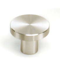 Melrose Stainless Steel Small Flat Top Knob  - 1 1/4"