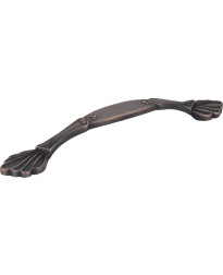 Montclair 6 1/4" Centers Botanical Pull in Brushed Oil Rubbed Bronze