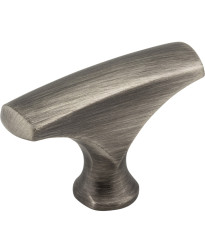 Aiden 1 5/8" Rectangle Knob in Brushed Pewter