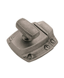 Highland Ridge 1-7/8 in (48 mm) Length Aged Pewter Cabinet Latch