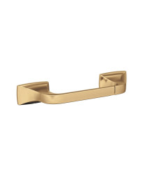Highland Ridge Champagne Bronze Transitional Pivoting Double Post Toilet Paper Holder
