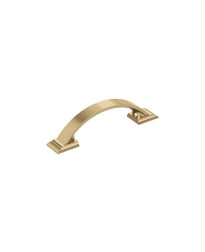 Candler 3 inch (76mm) Center-to-Center Champagne Bronze Cabinet Pull