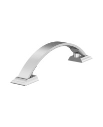Candler 3-3/4 inch (96mm) Center-to-Center Polished Chrome Cabinet Pull