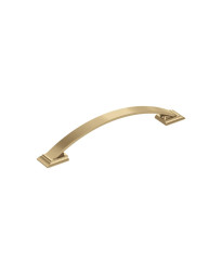 Candler 6-5/16 inch (160mm) Center-to-Center Champagne Bronze Cabinet Pull