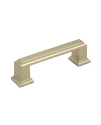 Appoint 3 in (76 mm) Center-to-Center Golden Champagne Cabinet Pull